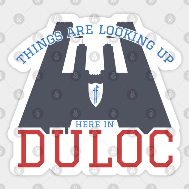 Duloc | Shrek the Musical Sticker by monoblocpotato